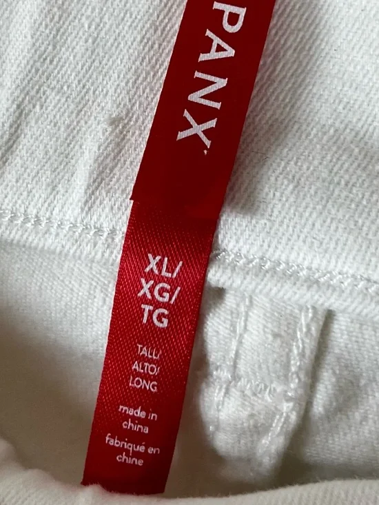 Spanx Pull On Flare Leg Jeans in White Tall Inseam - Picture 10 of 16